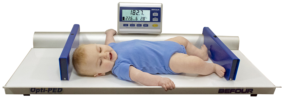 MX282 Opti-PED scale and infantometer